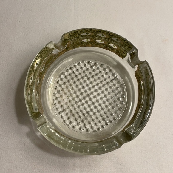 MCM Culver Valencia Ashtray 24kt Gold Overlay - Picture 3 of 7